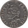 Монета. Французская Полинезия. 20 франков 1997 год. ав.