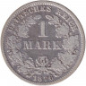 Монета. Германская империя. 1 марка 1876 год. (F).