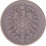 Монета. Германская империя. 1 марка 1876 год. (F).