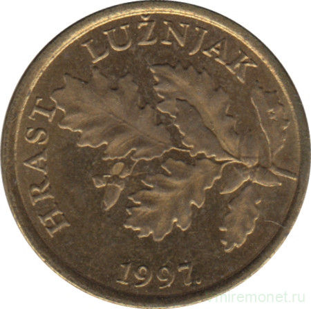 Монета. Хорватия. 5 лип 1997 год.
