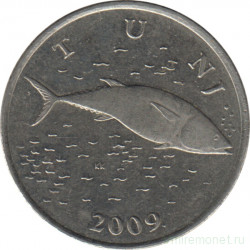 Монета. Хорватия. 2 куны 2009 год.