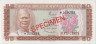 Банкнота. Сьерра-Леоне. 50 центов 1979 - 1984 год. Тип 4b. (Образец). ав.
