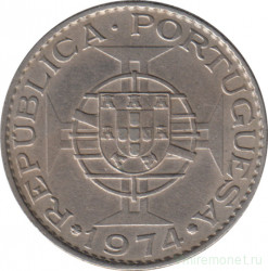 Монета. Мозамбик. 10 эскудо 1974 год.