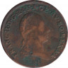 Монета. Австрийская империя. 1 крейцер 1800 год. Монетный двор B. ав.