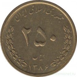 Монета. Иран. 250 риалов 2007 (1386) год.