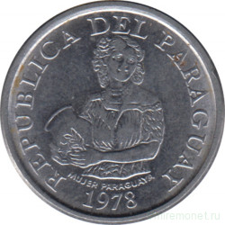 Монета. Парагвай. 5 гуарани 1978 год.