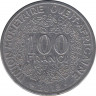 Монета. Западноафриканский экономический и валютный союз (ВСЕАО). 100 франков 2013 год. ав.