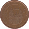 Монета. Испания. 2 цента 2008 год. ав.