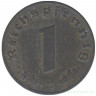 Монета. Германия. Третий Рейх. 1 рейхспфенниг 1942 год. Монетный двор - Мюльденхаттен (E). Монета. Германия. Третий Рейх. 1 рейхспфенниг 1942 год. Монетный двор - Мюльденхаттен (E).