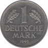 Монета. ФРГ. 1 марка 1993 год. Монетный двор - Мюнхен (D). ав.