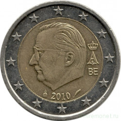 Монета. Бельгия. 2 евро 2010 год.