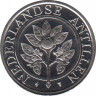 Монета. Нидерландские Антильские острова. 10 центов 1989 год. рев.