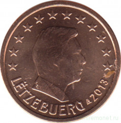 Монета. Люксембург. 1 цент 2013 год.