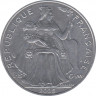 Монета. Новая Каледония. 5 франков 2005 год.  ав.