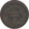 Монета. Мексика. 1 сентаво 1890 год. Мо. ав.