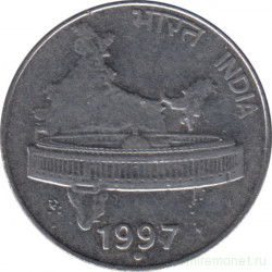 Монета. Индия. 50 пайс 1997 год.