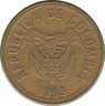 Монета. Колумбия. 5 песо 1989 год. ав.