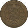 Аверс. Монета. Финляндия. 10 марок 1929 год.