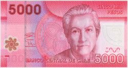 Банкнота. Чили. 5000 песо 2021 год. Тип 163.