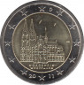 Монета. Германия. 2 евро 2011 год. Северный Рейн-Вестфалия (F). ав.