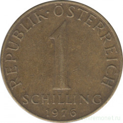 Монета. Австрия. 1 шиллинг 1976 год.