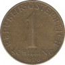 Монета. Австрия. 1 шиллинг 1976 год. ав.