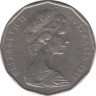 Монета. Австралия. 50 центов 1983 год. ав.
