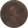 Монета. США. 1 цент 1910 год. ав.