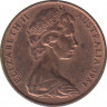 Монета. Австралия. 2 цента 1984 год. ав.