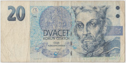 Банкнота. Чехия. 20 крон 1994 год. Тип 10b.