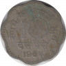 Монета. Индия. 10 пайс 1964 год. ав.