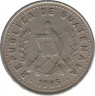 Монета. Гватемала. 5 сентаво 1985 год. ав.