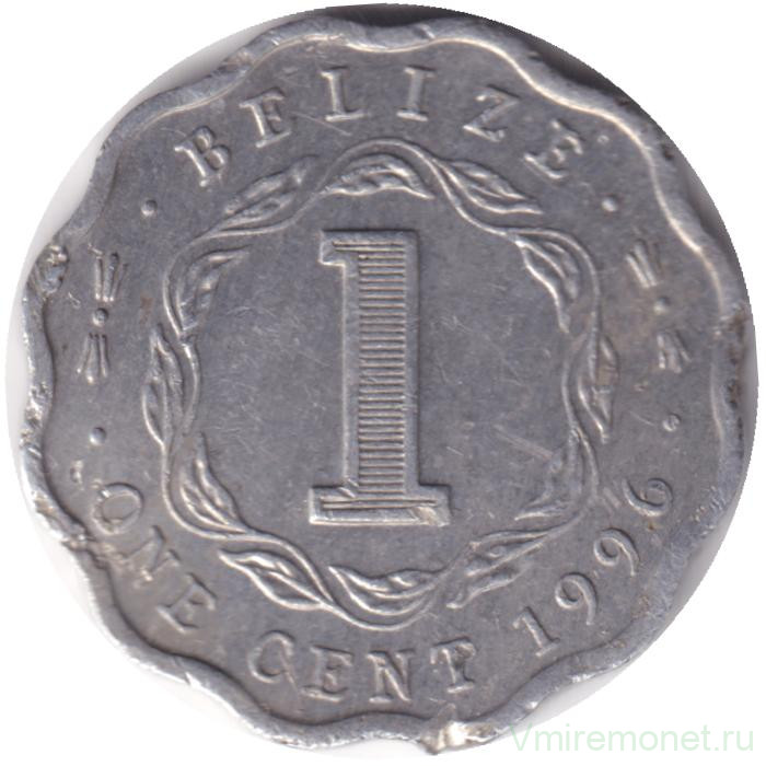 Монета. Белиз. 1 цент 1996 год.