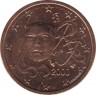 Монета. Франция. 2 цента 2000 год. ав.