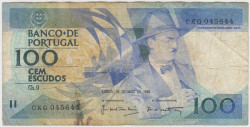 Банкнота. Португалия. 100 эскудо 1988 год. Тип 179e(3).