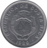 Монета. Коста-Рика. 1 колон 1989 год. ав.