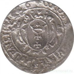 Монета. Польша. Данциг. 1 грош 1626 год.