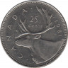 Монета. Канада. 25 центов 1981 год. ав.