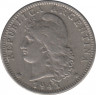 Монета. Аргентина. 20 сентаво 1941 год. ав.