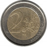 Монета. Италия. 2 евро 2005 год.