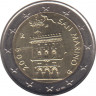 Монета. Сан-Марино. 2 евро 2009 год. ав.