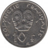 Монета. Французская Полинезия. 10 франков 1986 год. рев.