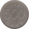 Монета. Южная Корея. 500 вон 1988 год. ав.