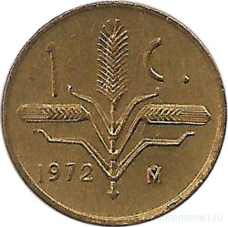 Монета. Мексика. 1 сентаво 1972 год.