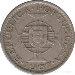 Монета. Ангола. 2.5 эскудо 1967 год.