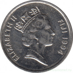 Монета. Фиджи. 5 центов 1994 год.