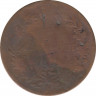 Монета. Италия. 5 чентезимо 1861 год. N. ав.