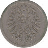 Монета. Германия (Германская империя 1871-1922). 10 пфеннигов 1889 год. (A). рев.