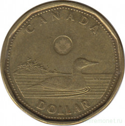 Монета. Канада. 1 доллар 2012 год. Новый тип.