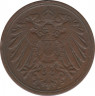 Монета. Германия (Германская империя 1871-1922). 1 пфенниг 1913 год. (А). рев.
